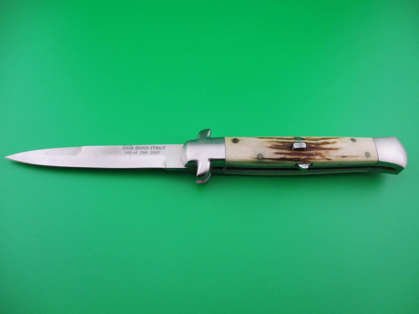 Z DUE BUOI 23cm Italian Limited edition Stag automatic knife