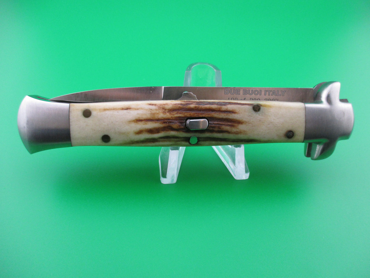 Z DUE BUOI 23cm Italian Limited edition Stag automatic knife
