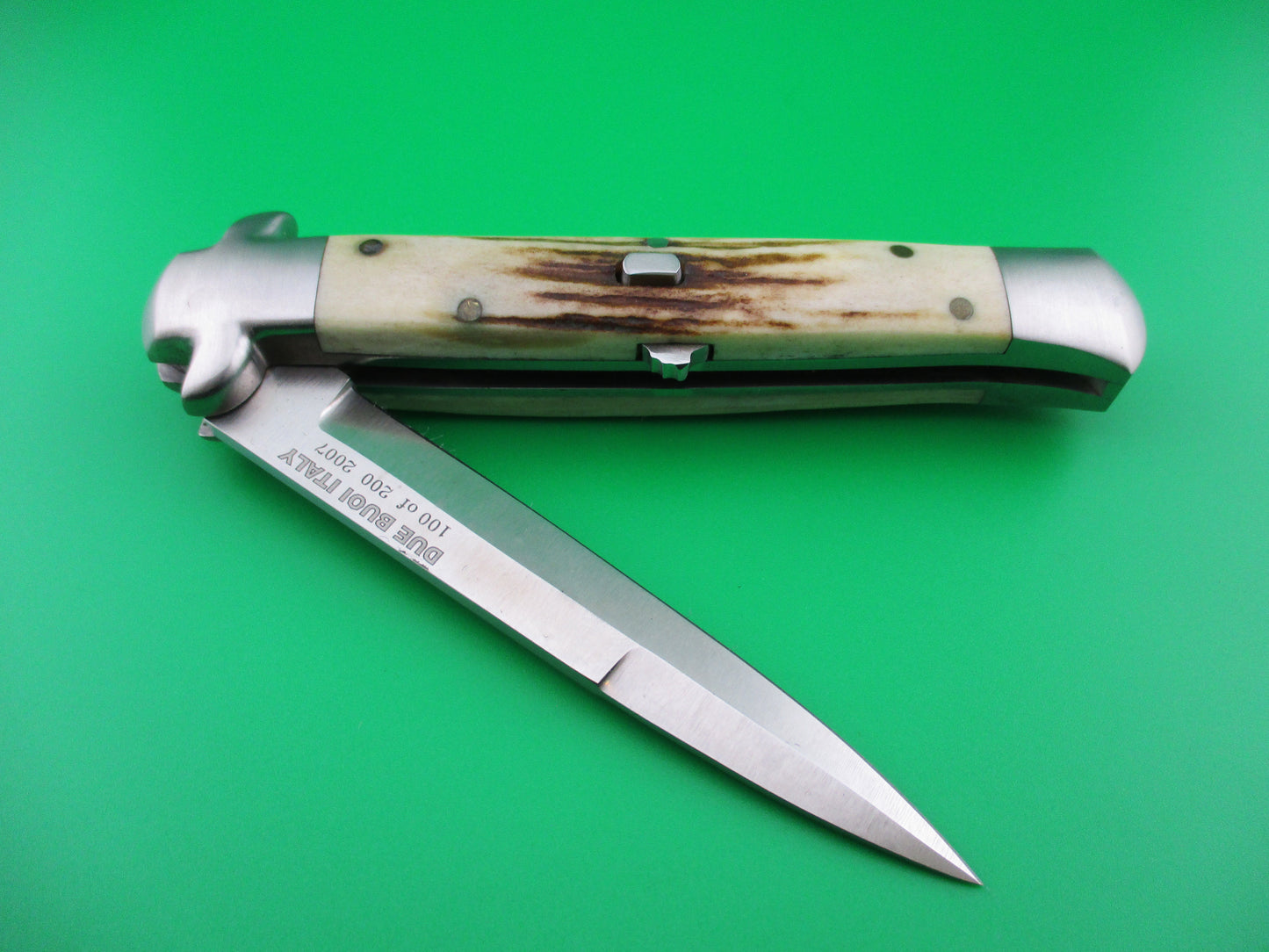 Z DUE BUOI 23cm Italian Limited edition Stag automatic knife