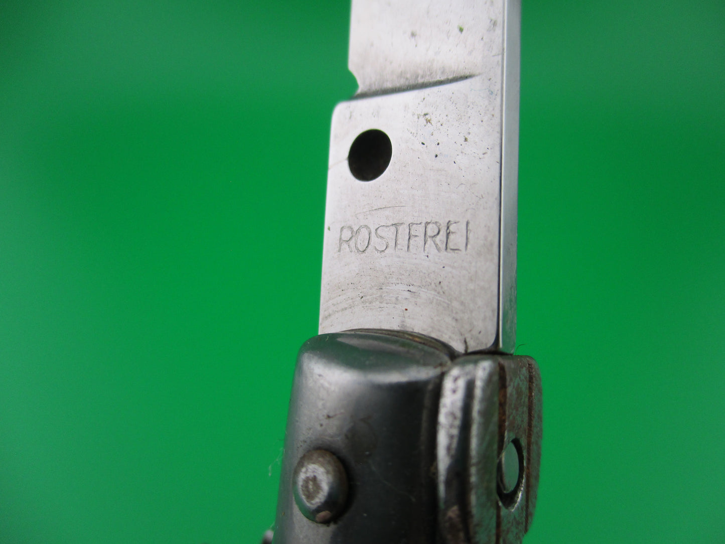 z ROSTFREI 20cm Italian Stag stiletto switchblade knife