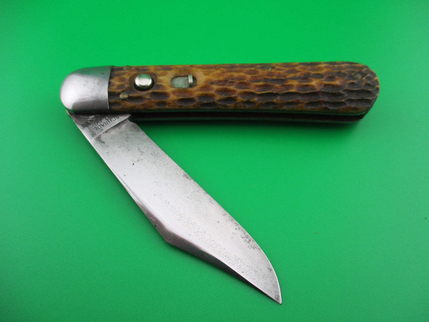 z Schrade Cut Co #1553 3/4 Scout vintage switchblade knife