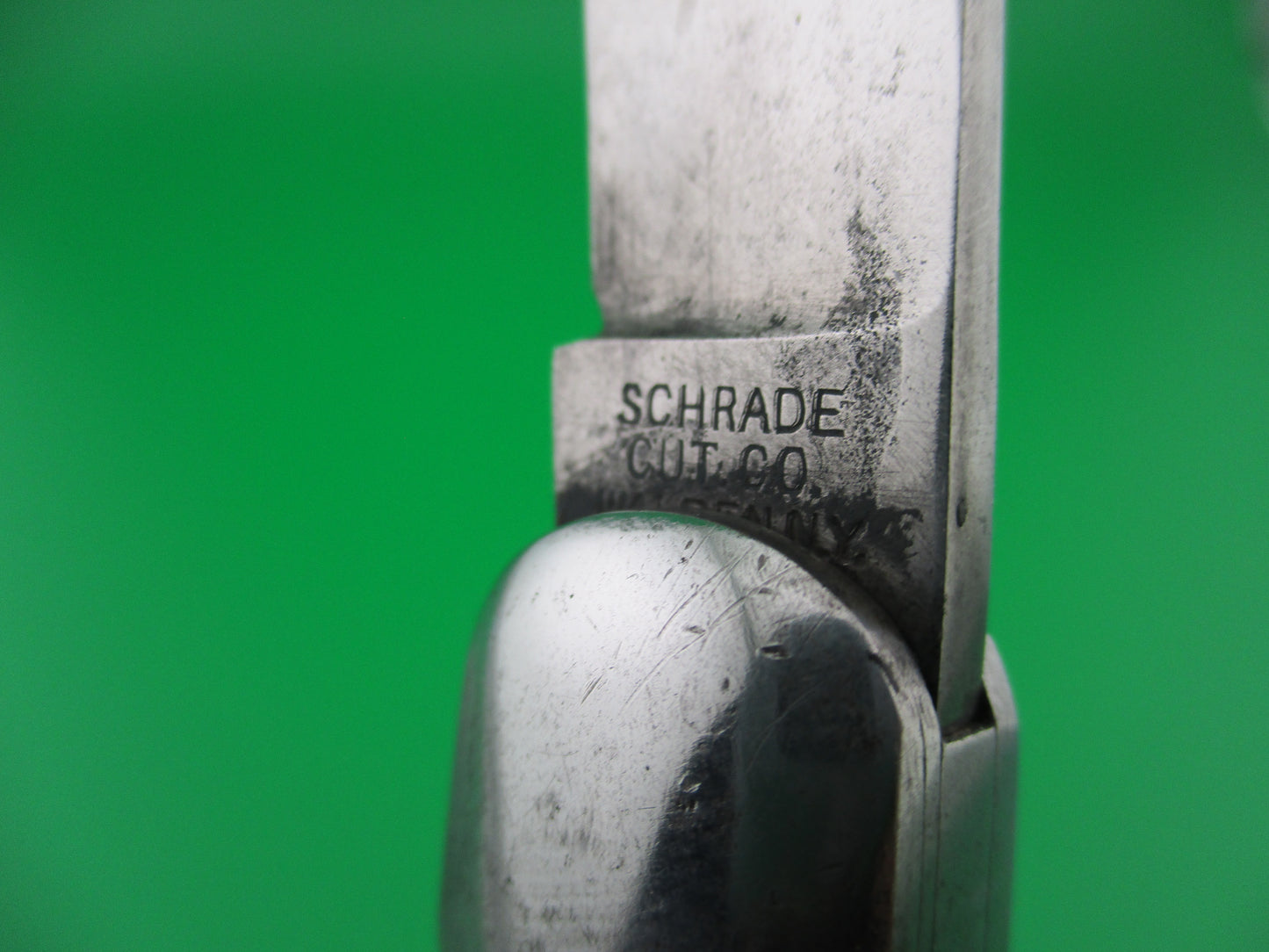 z Schrade Cut Co #1553 3/4 Scout vintage switchblade knife