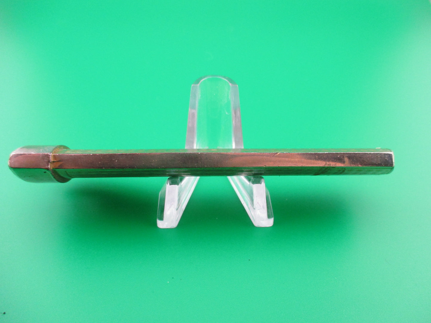 z Sterile 19cm Vintage Gravity Knife Nickel Silver OTF