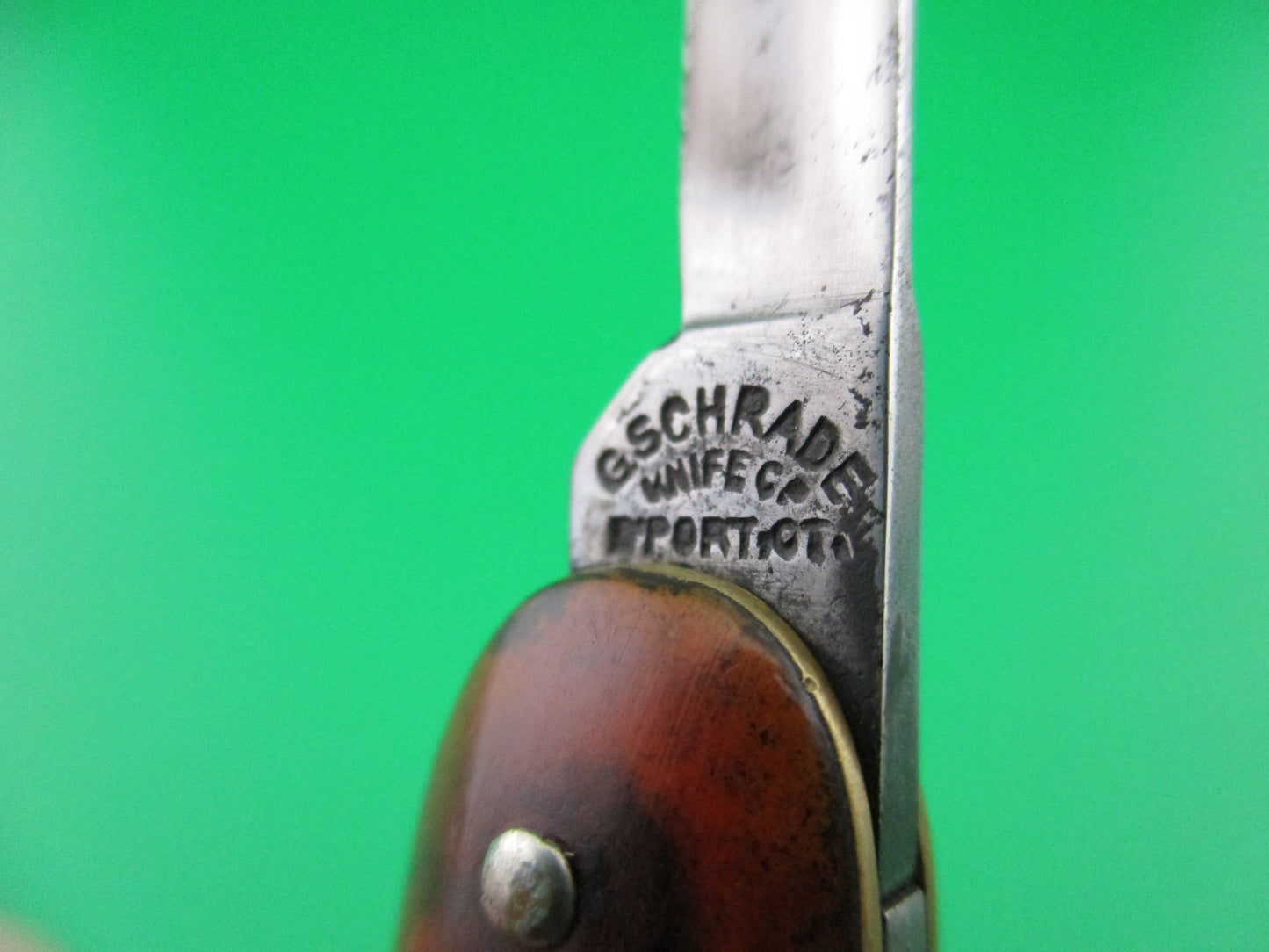 z PRESTO double Tortoise vintage automatic knife