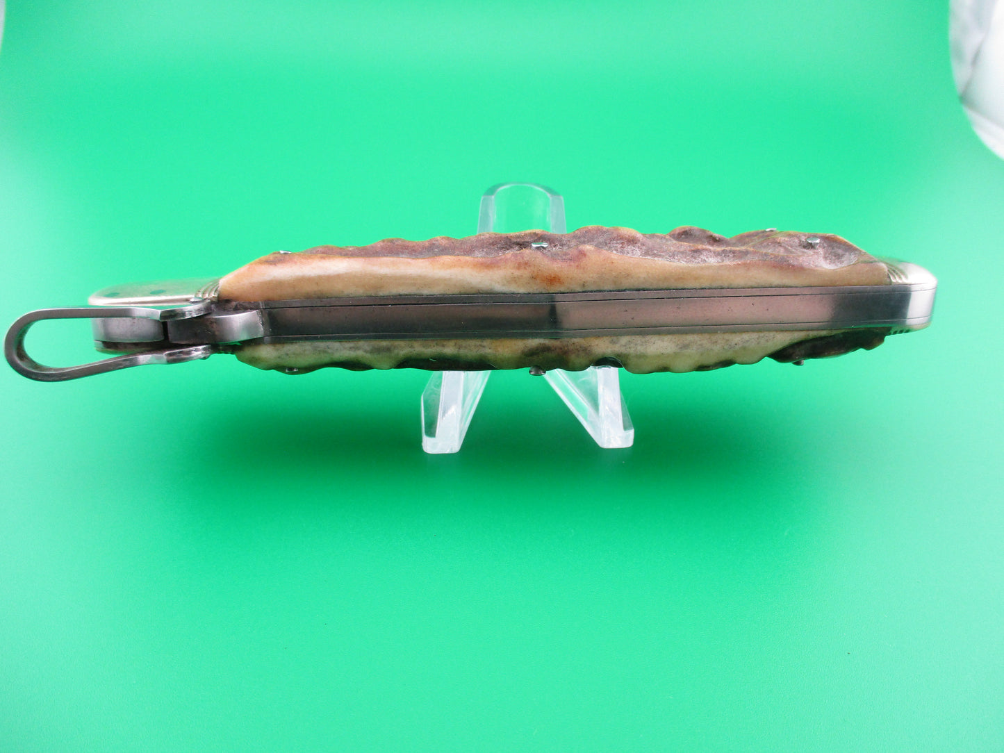 z G. GRAFRATH SOLINGEN ROSTFREI German Stag Gravity knife
