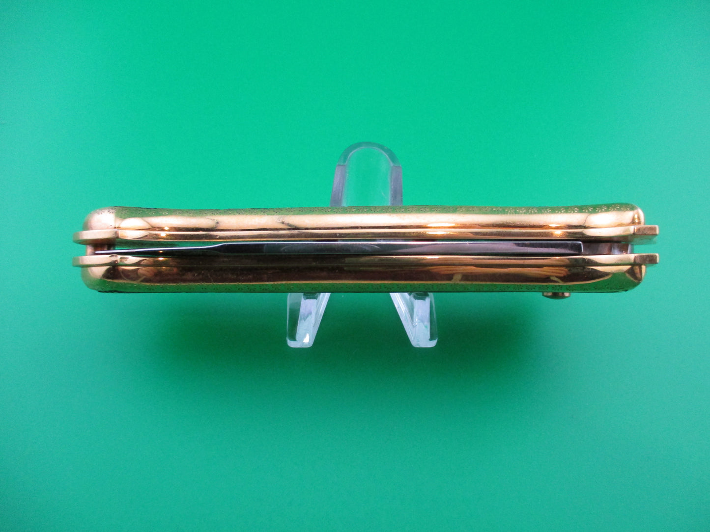 AGA CAMPOLIN GOLD AURY 1 of 20 Dia de la Muertos automatic knife