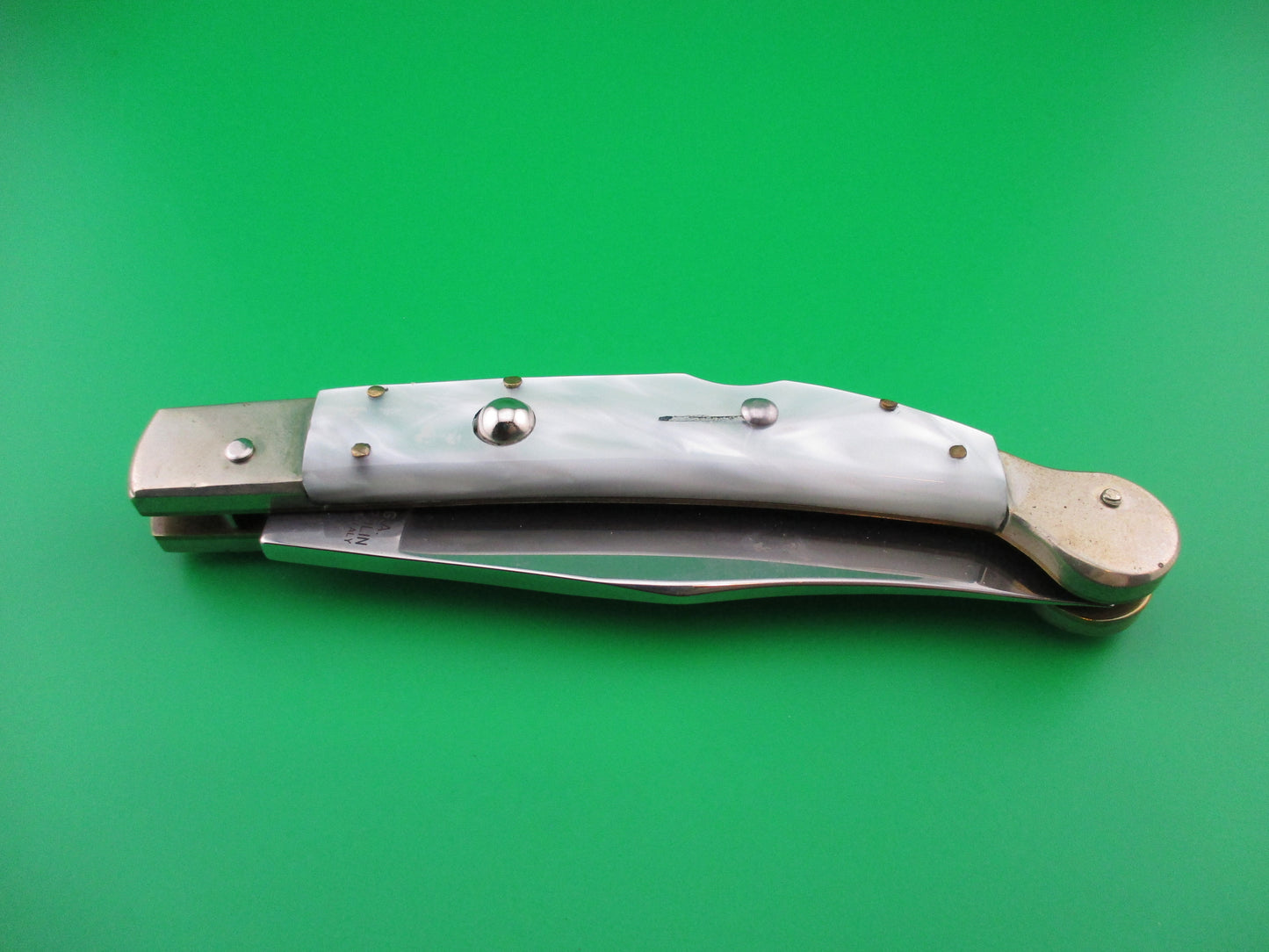 z AGA Campolin Sahara Pearlex Lockback Italian 70th anniversary limited edition switchblade