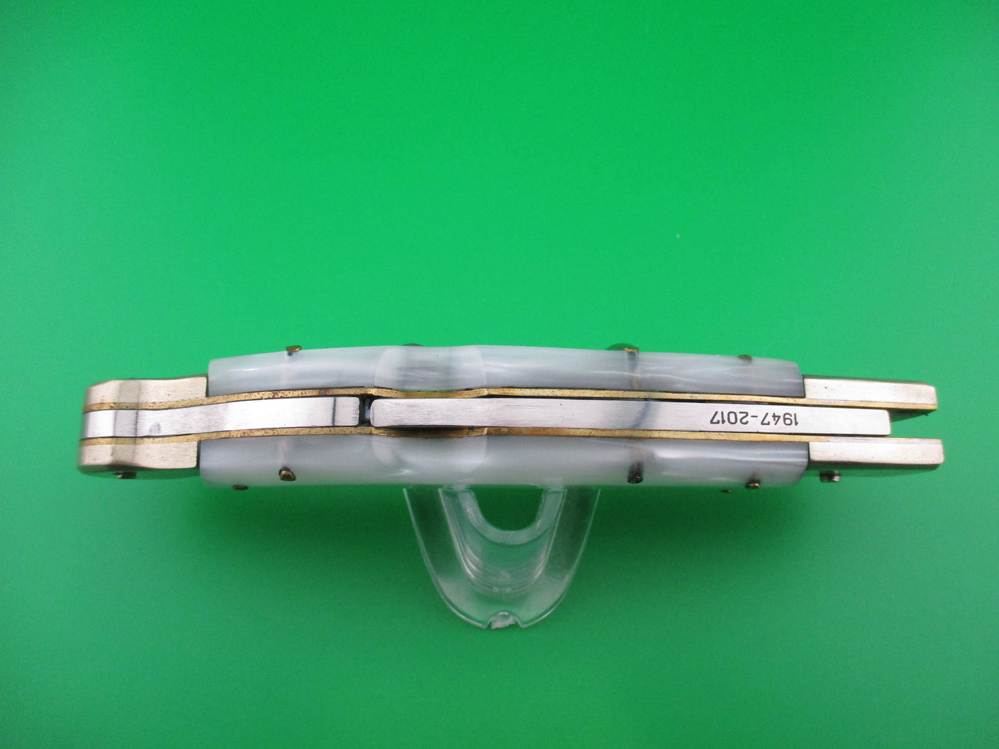 z AGA Campolin Sahara Pearlex Lockback Italian 70th anniversary limited edition switchblade