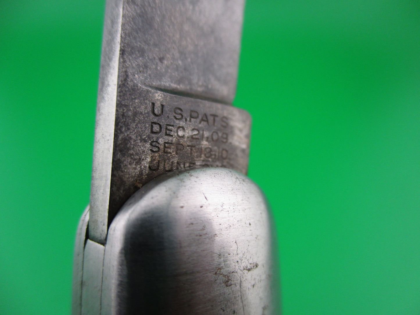 z Schrade Cut Co 1553 3/4 Vintage Scout Bone switchblade knife