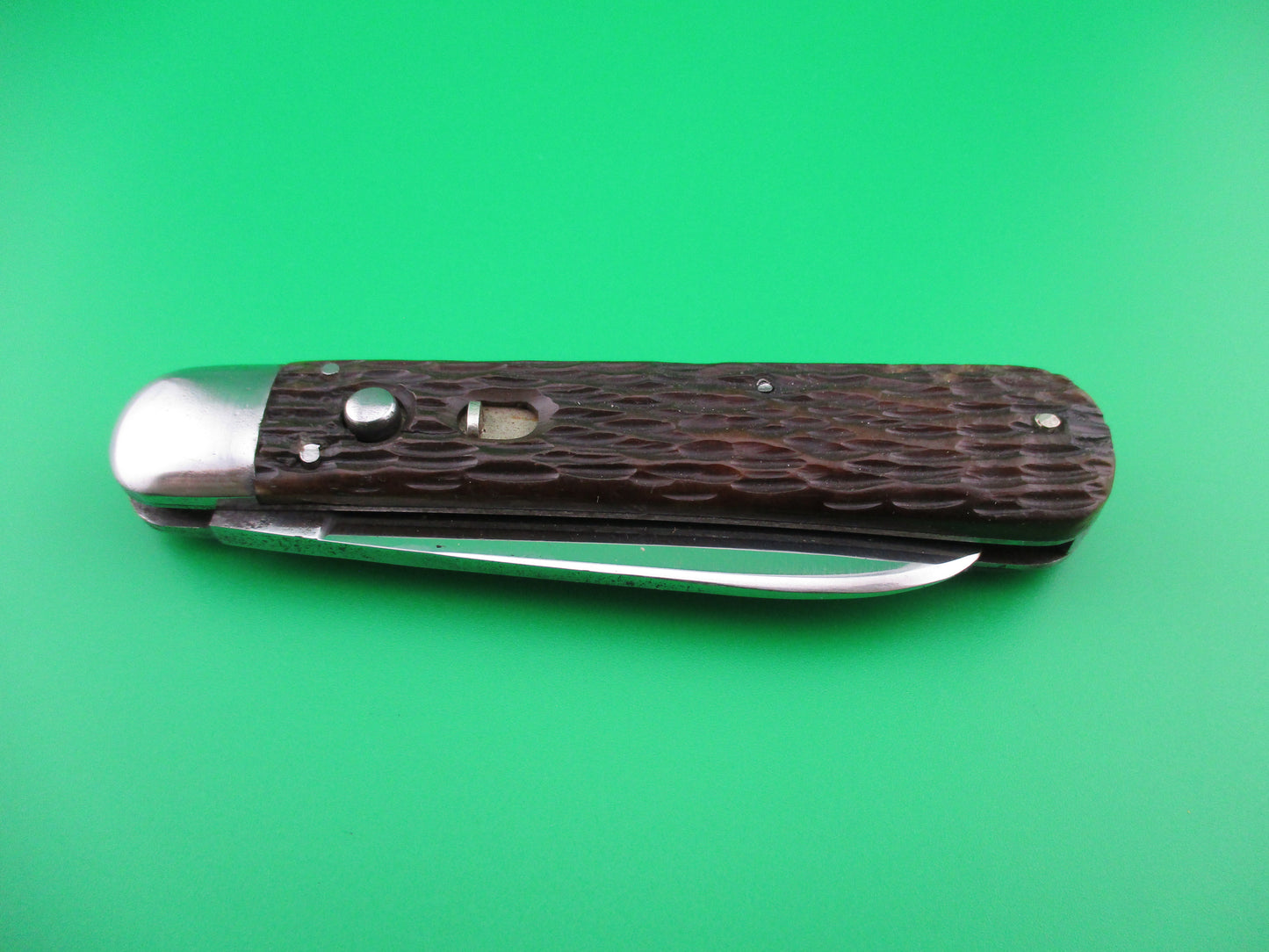 z Schrade Cut Co Spearpoint Scout Bone automatic knife 1553