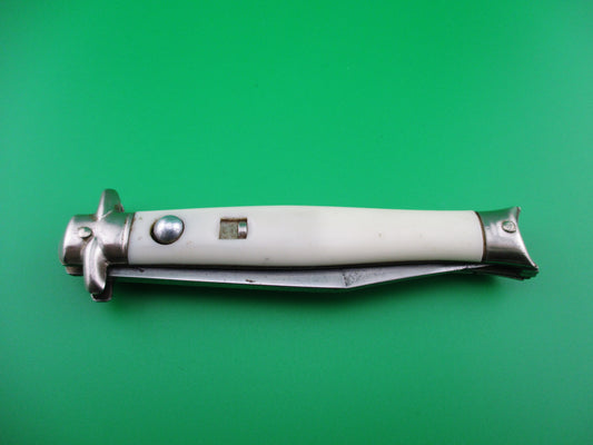 z Colonial SHUR SNAP Bowtie White Vintage switchblade