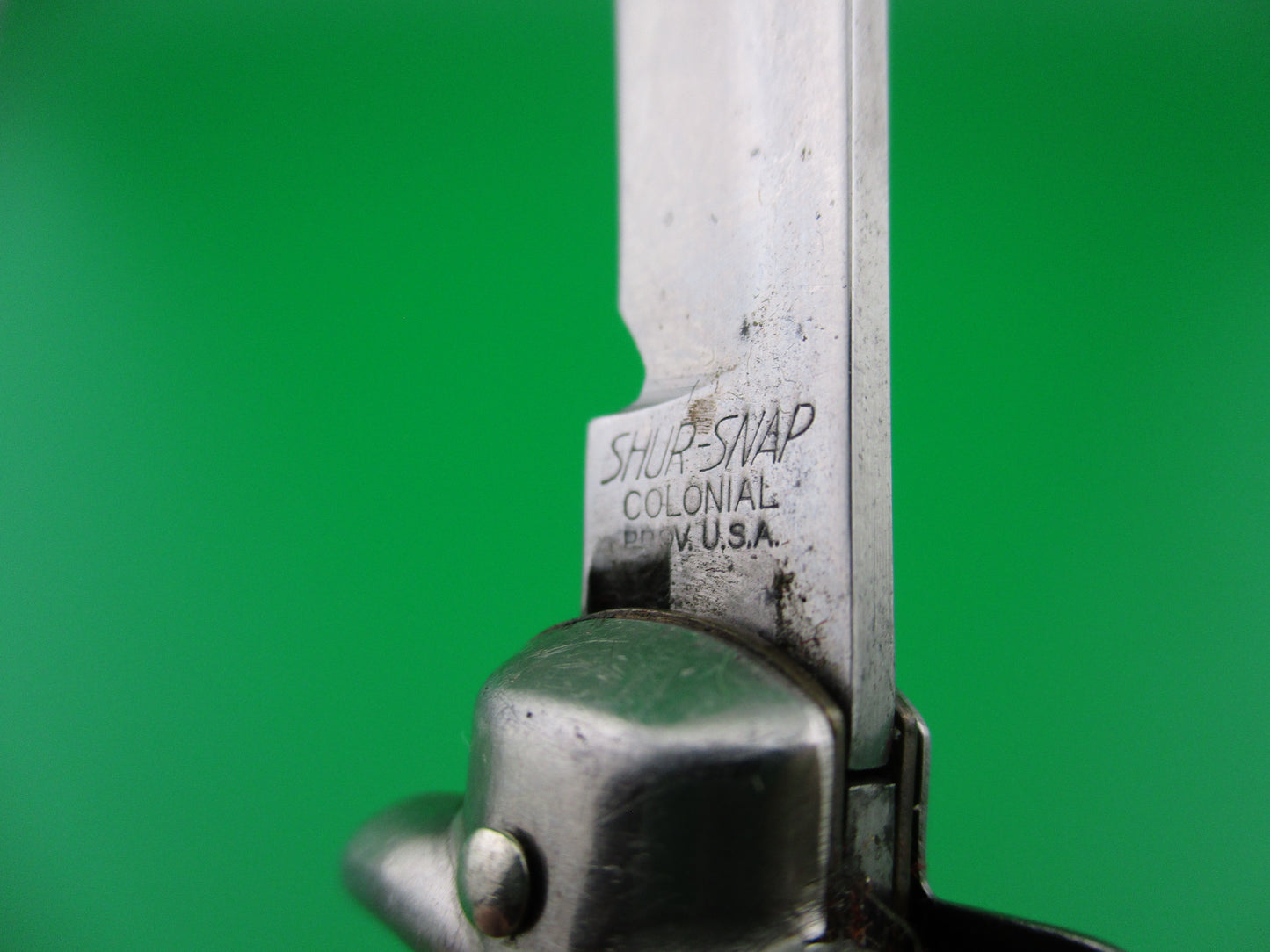 z Colonial SHUR SNAP Bowtie Yellow Vintage switchblade