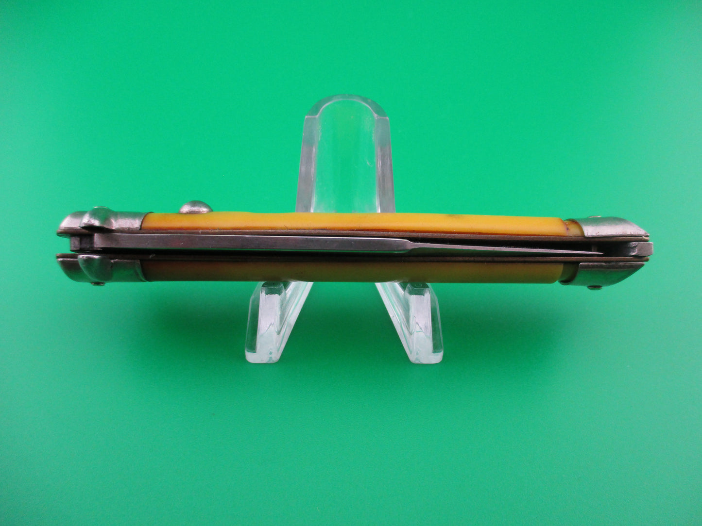 z Colonial SHUR SNAP Bowtie Yellow Vintage switchblade