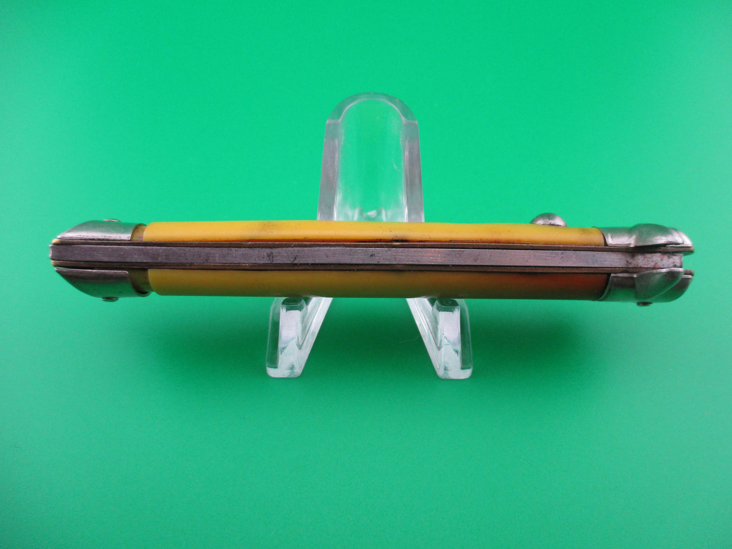 z Colonial SHUR SNAP Bowtie Yellow Vintage switchblade