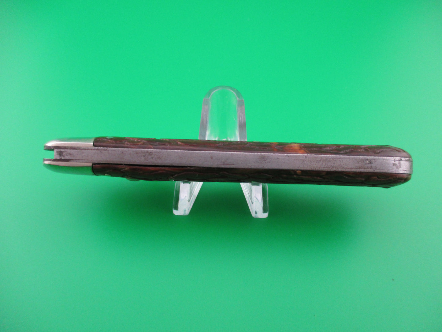 z PRESTO Vintage Lazy W folding guards Wormgroove switchblade