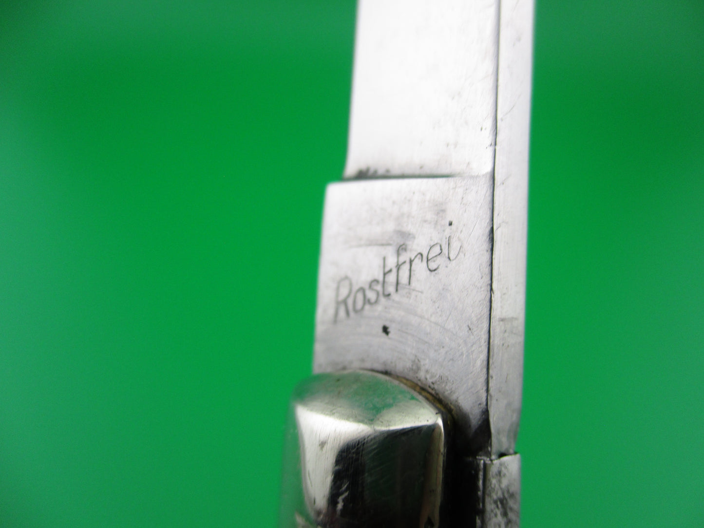 z Rostfrei (slant) PATENT 22cm Italian Vintage Stag BoBc Stiletto automatic knife