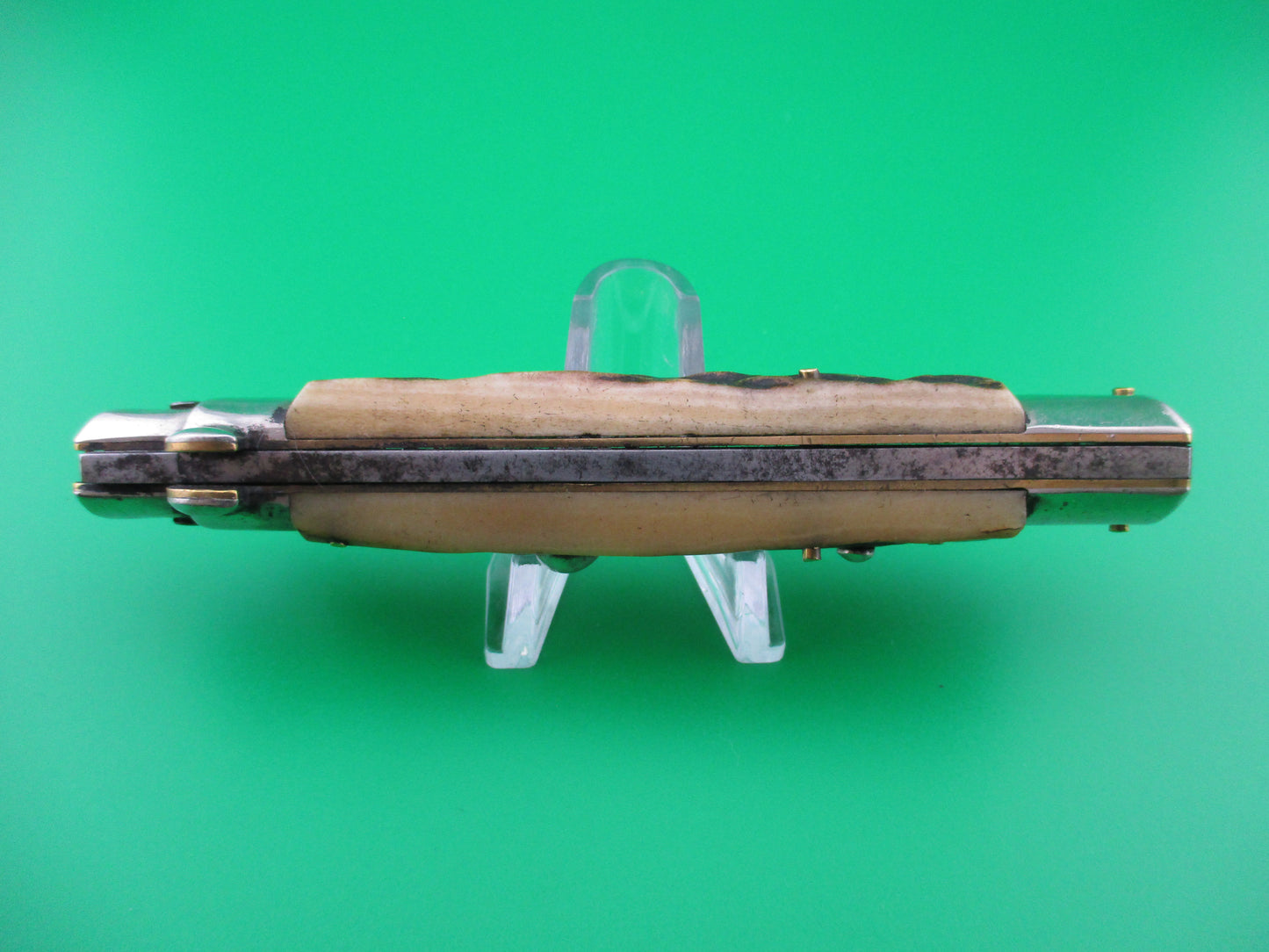 z Rostfrei (slant) PATENT 22cm Italian Vintage Stag BoBc Stiletto automatic knife