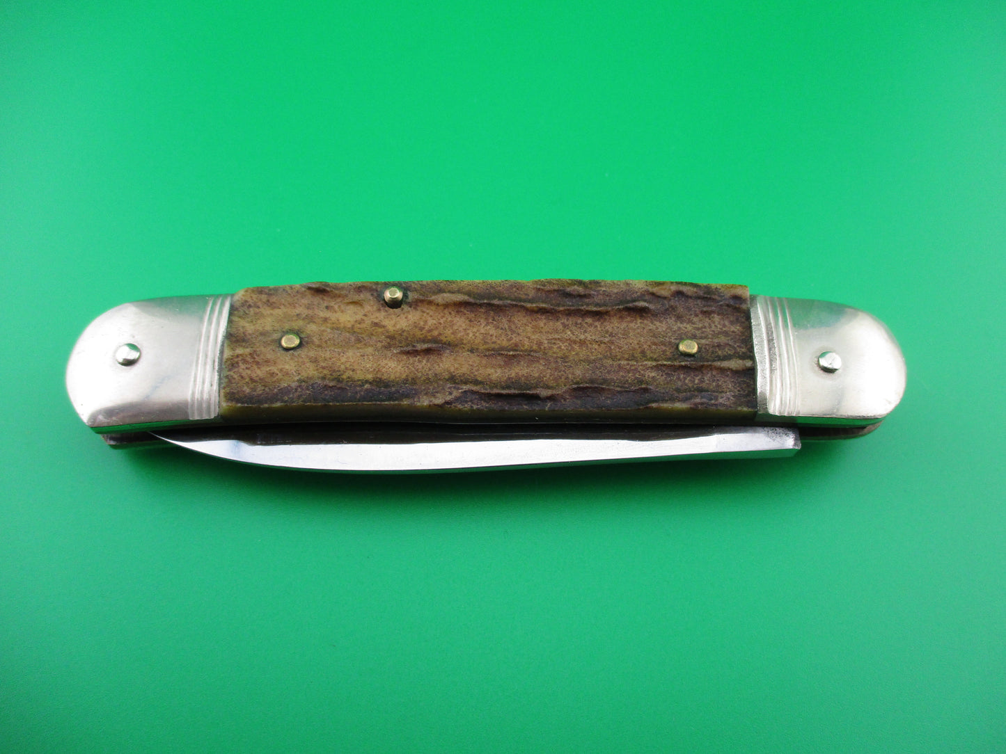 z Anton Wingen Jr SOLINGEN GERMANY ROSTFREI 11cm Stag lever switchblade