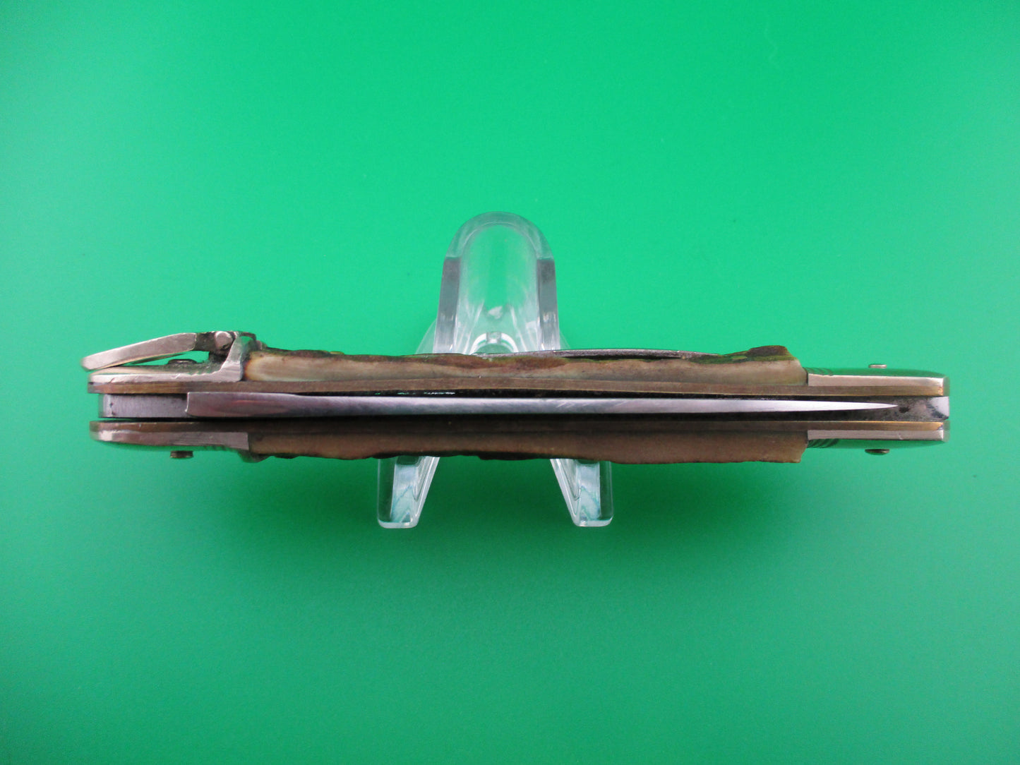 z Anton Wingen Jr SOLINGEN GERMANY ROSTFREI 11cm Stag lever switchblade