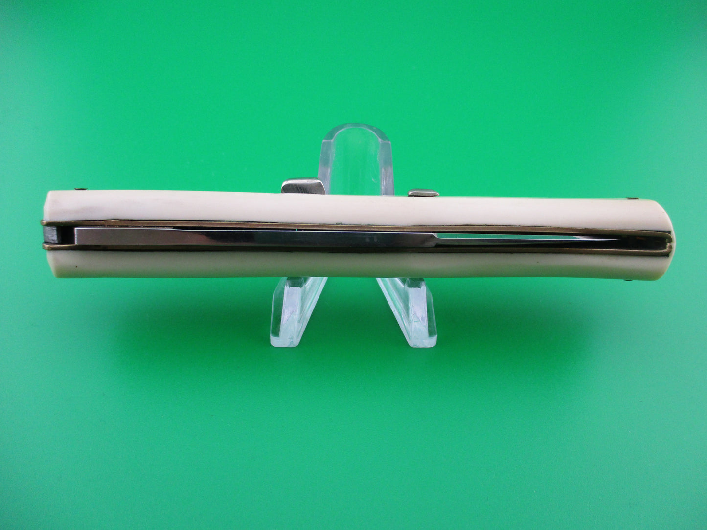z VIRGINIA INOX 24cm Ackermannchen style White Vintage Italian Switchblade