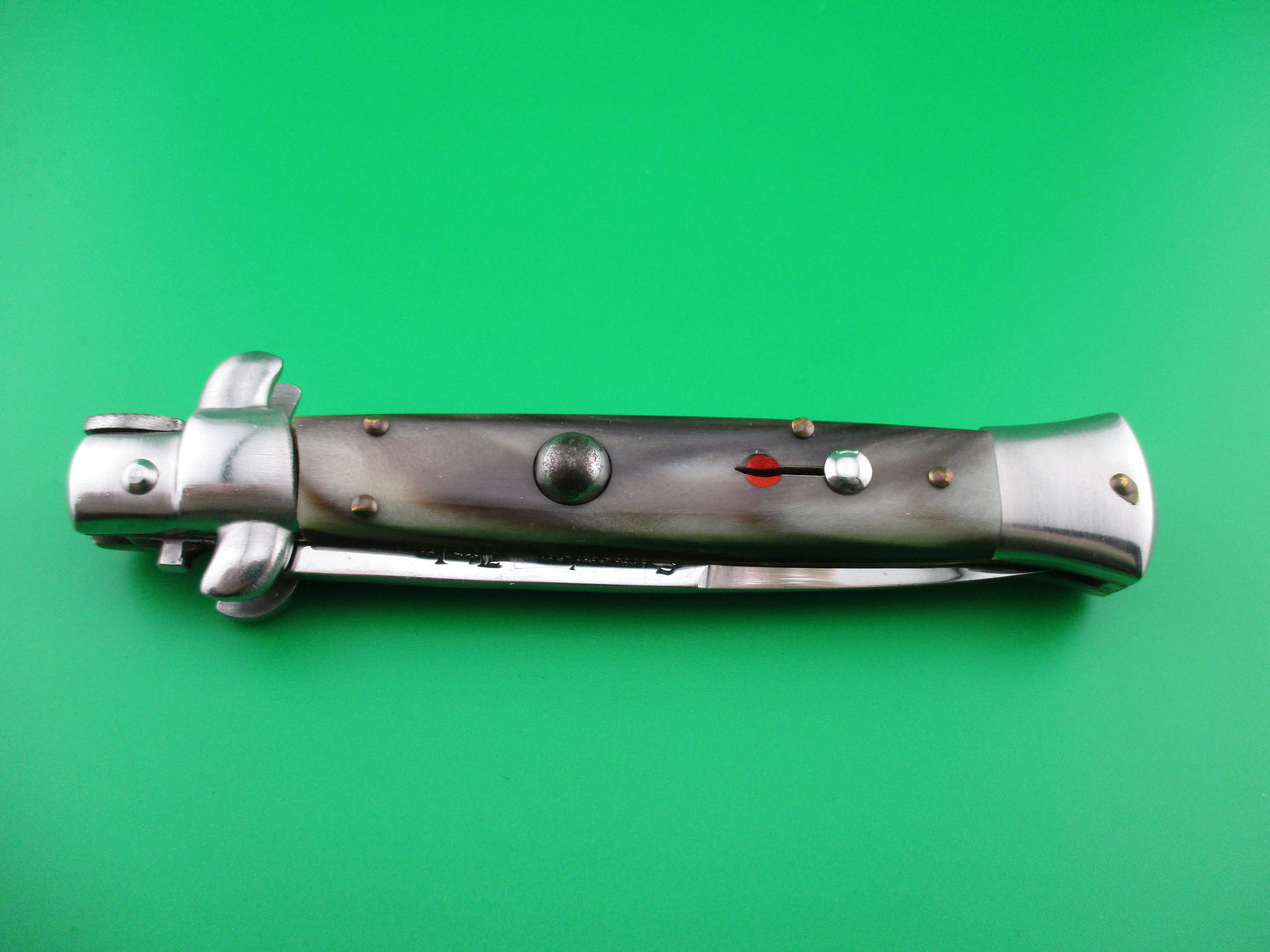 z SUPERIOR ITALY 23cm Red Dot Stiletto Automatic Knife