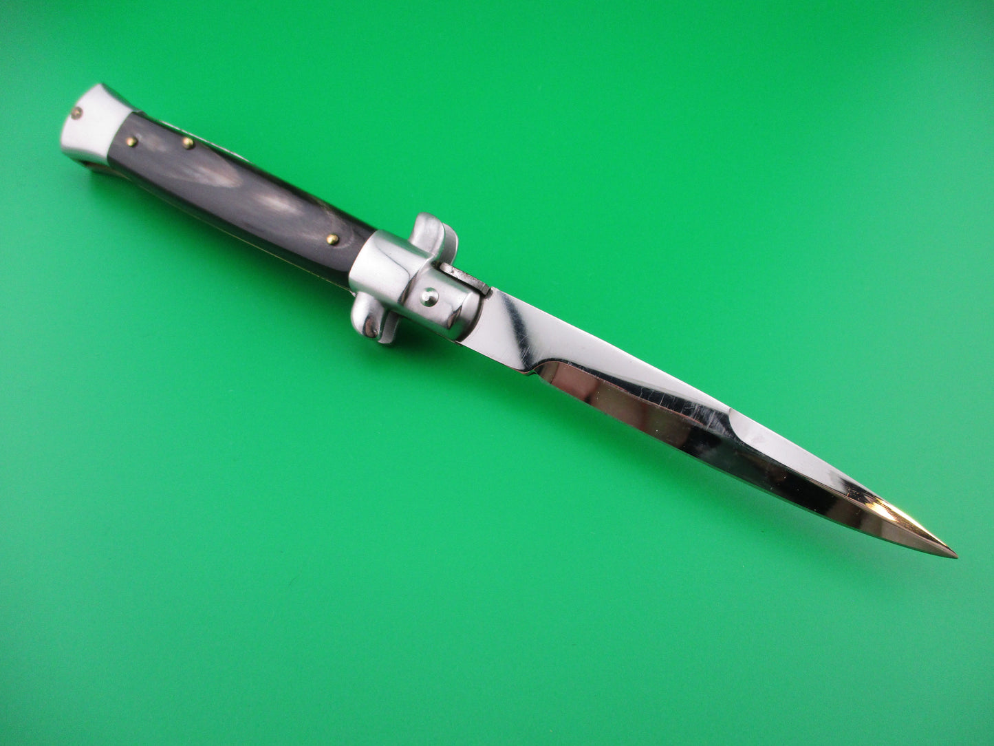 z SUPERIOR ITALY 23cm Red Dot Stiletto Automatic Knife