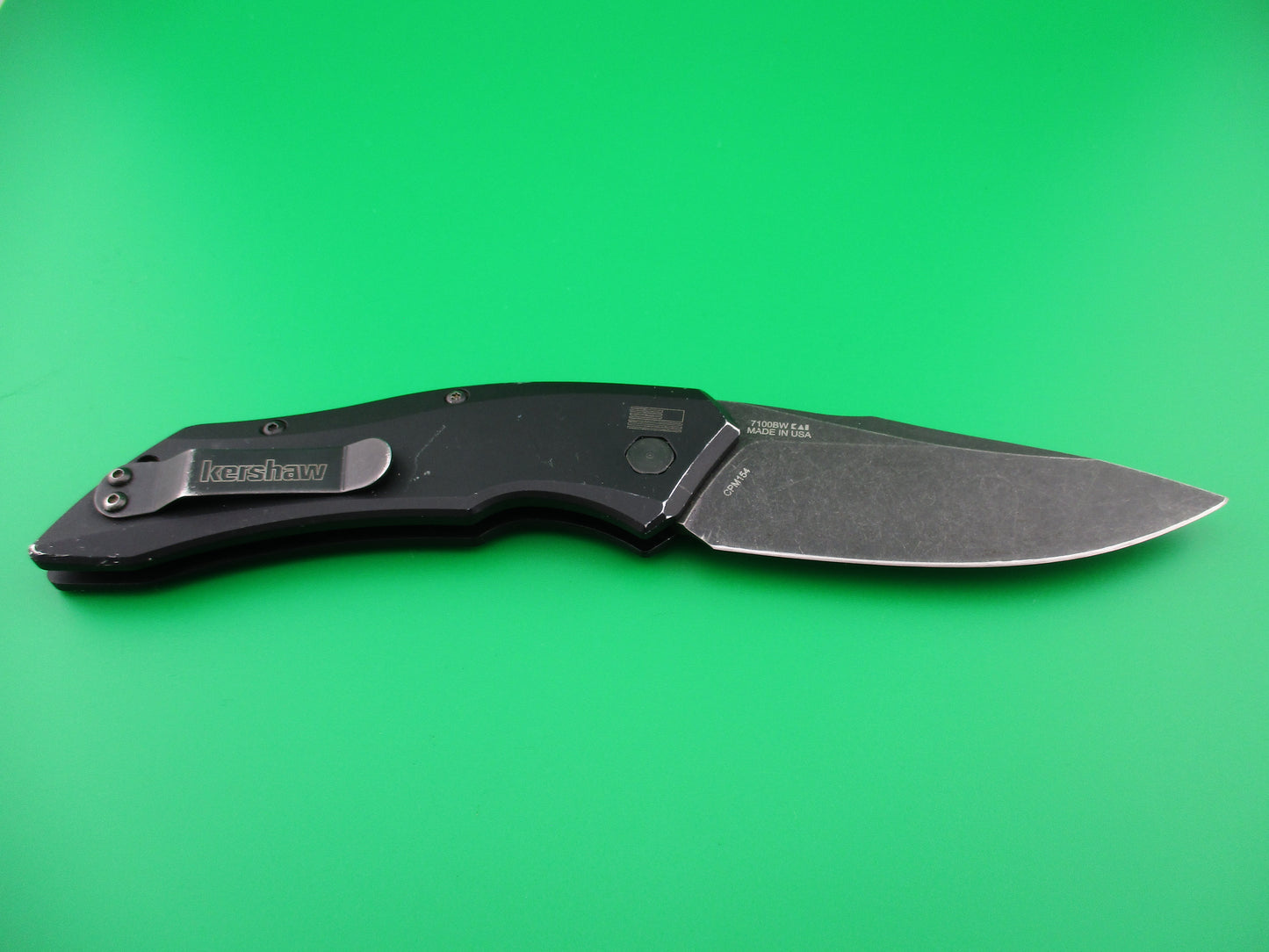 z Kershaw Launch 1 Auto 7100BW Used switchblade knife