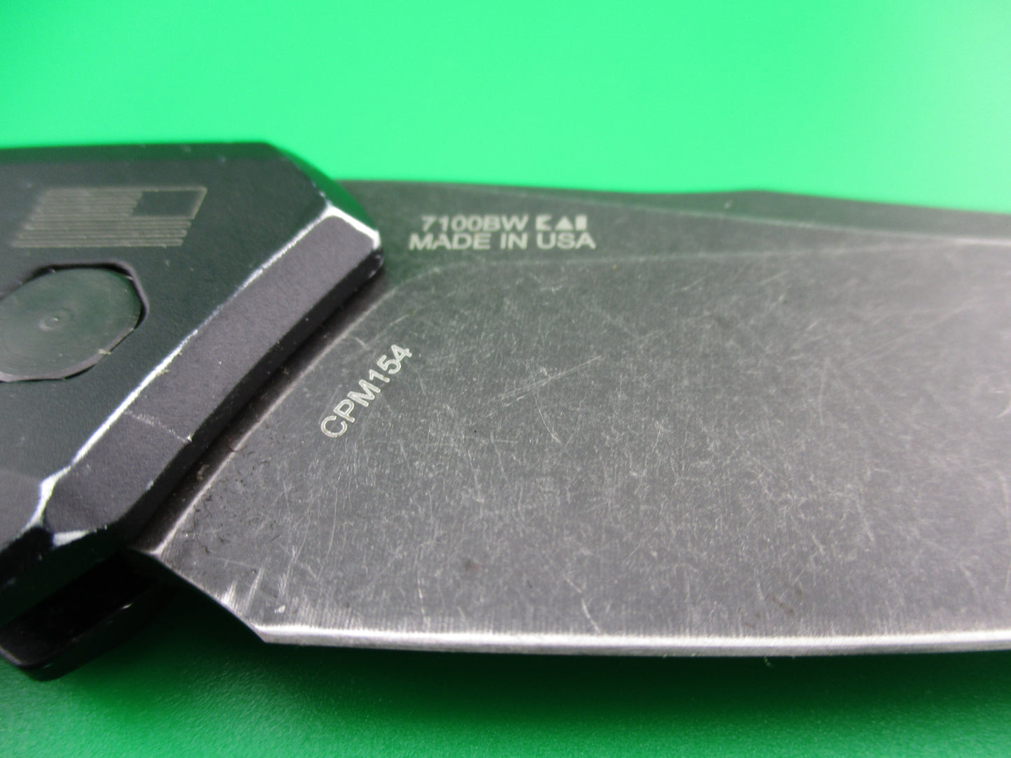 z Kershaw Launch 1 Auto 7100BW Used switchblade knife