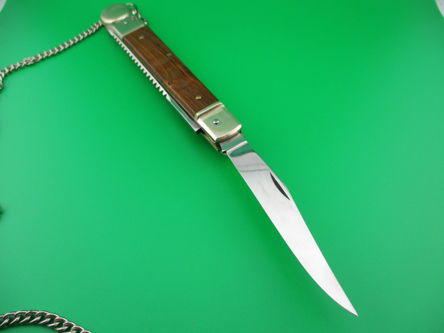 z Hubertus Solingen Rostfrei Fish Knocker Fisherman's Lever switchblade
