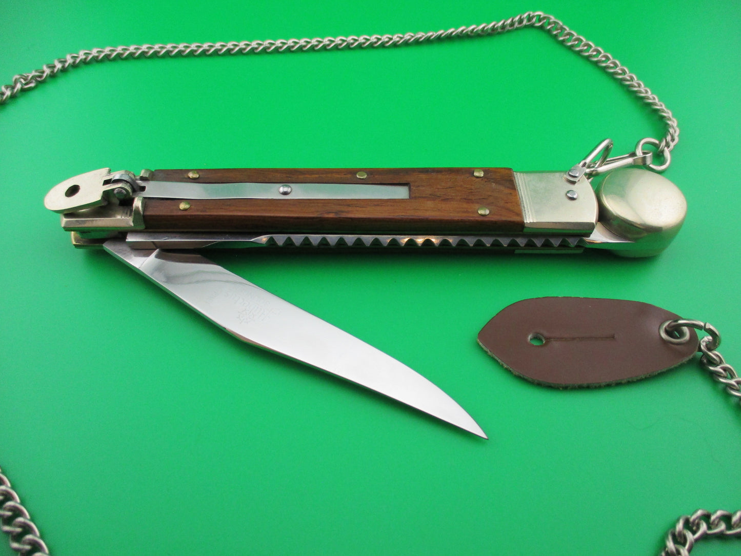 z Hubertus Solingen Rostfrei Fish Knocker Fisherman's Lever switchblade