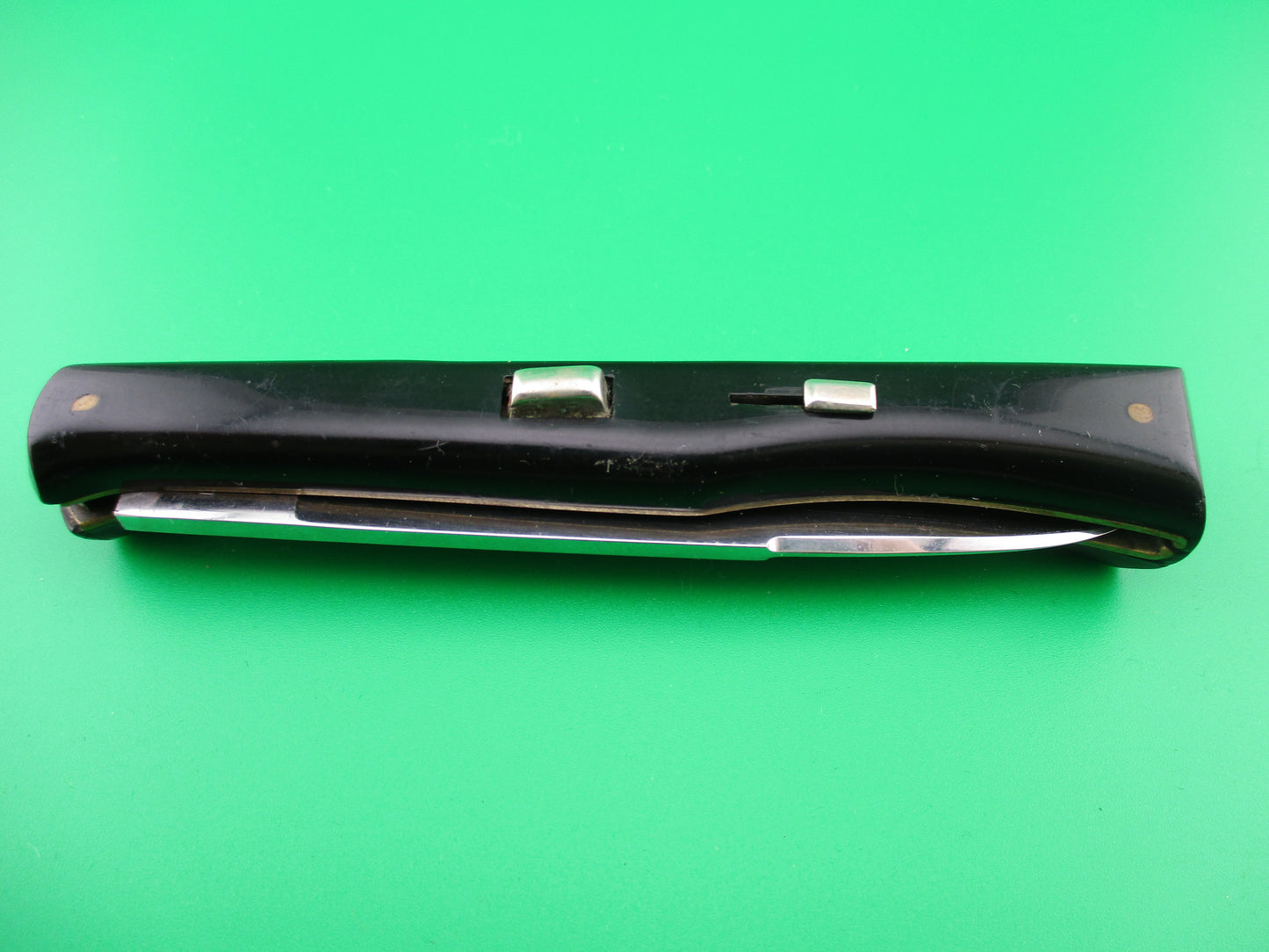 z INOX PATENT 21 cm Italian Ackermannchen style Black switchblade