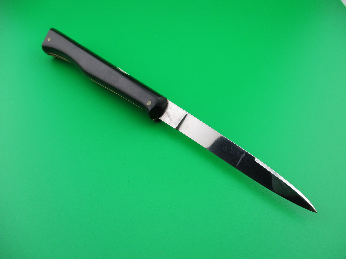 z INOX PATENT 21 cm Italian Ackermannchen style Black switchblade