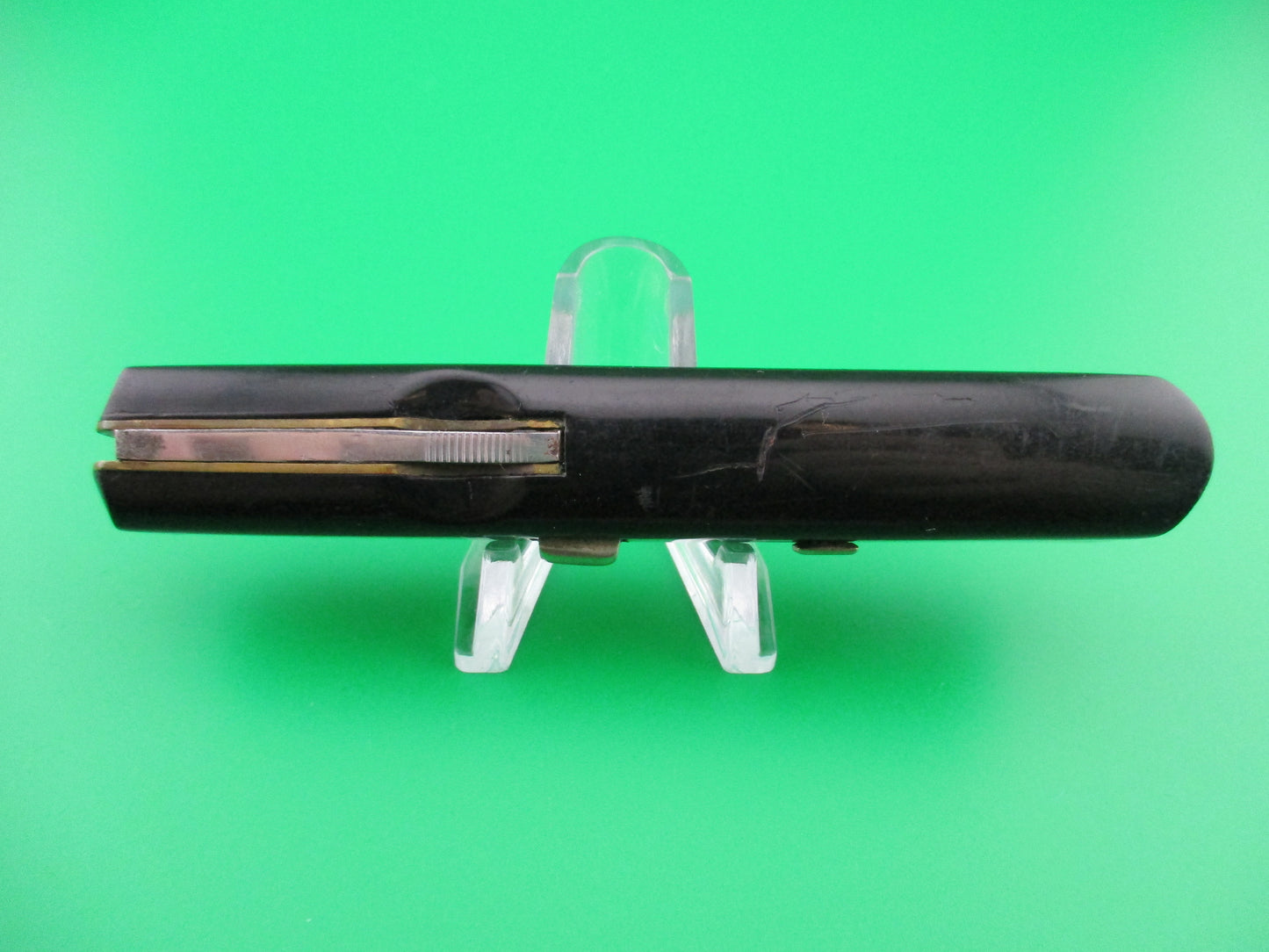 z INOX PATENT 21 cm Italian Ackermannchen style Black switchblade