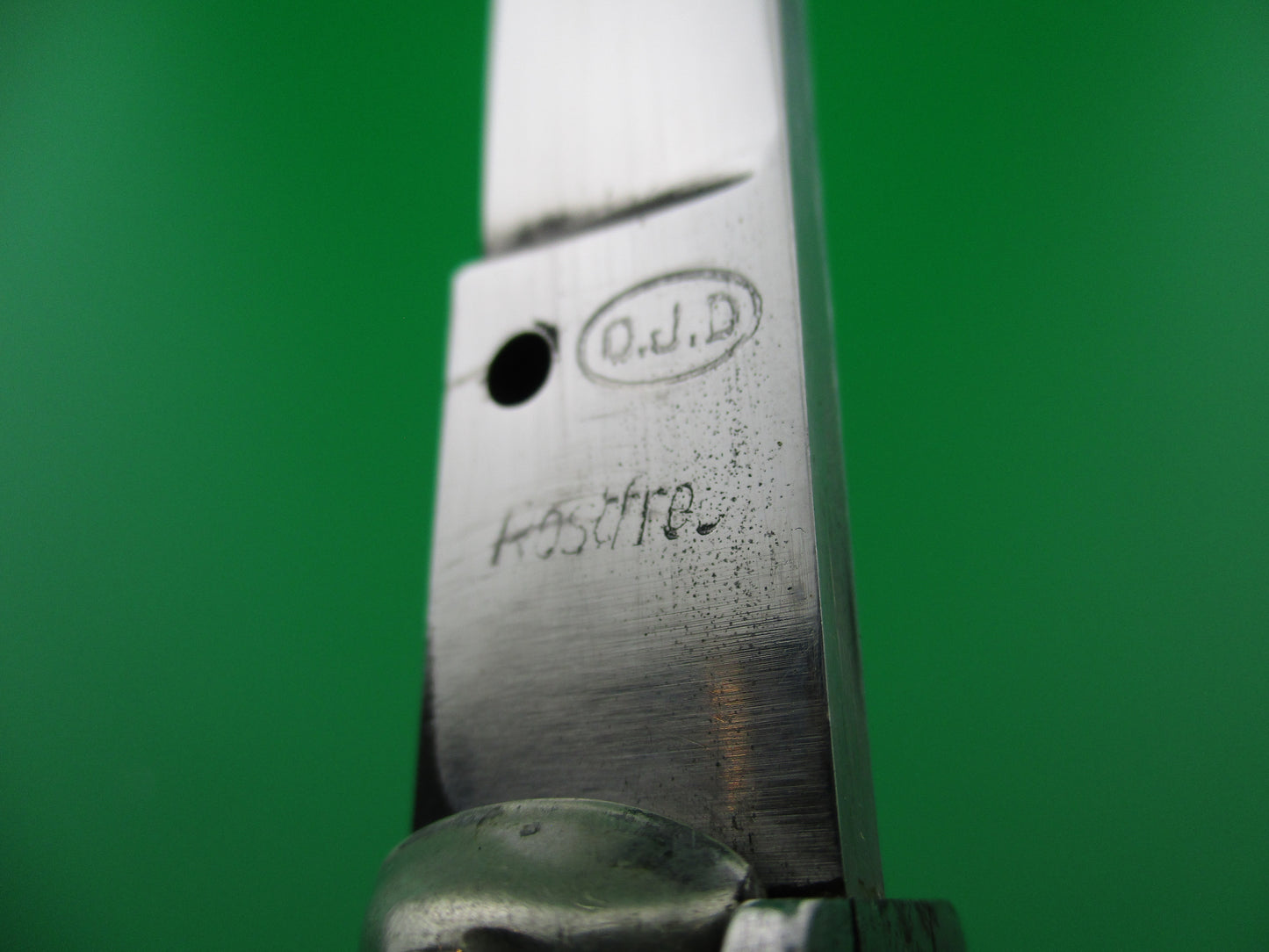 QJD Italian 33cm 1960s Transitional Rostfrei Stiletto automatic knife