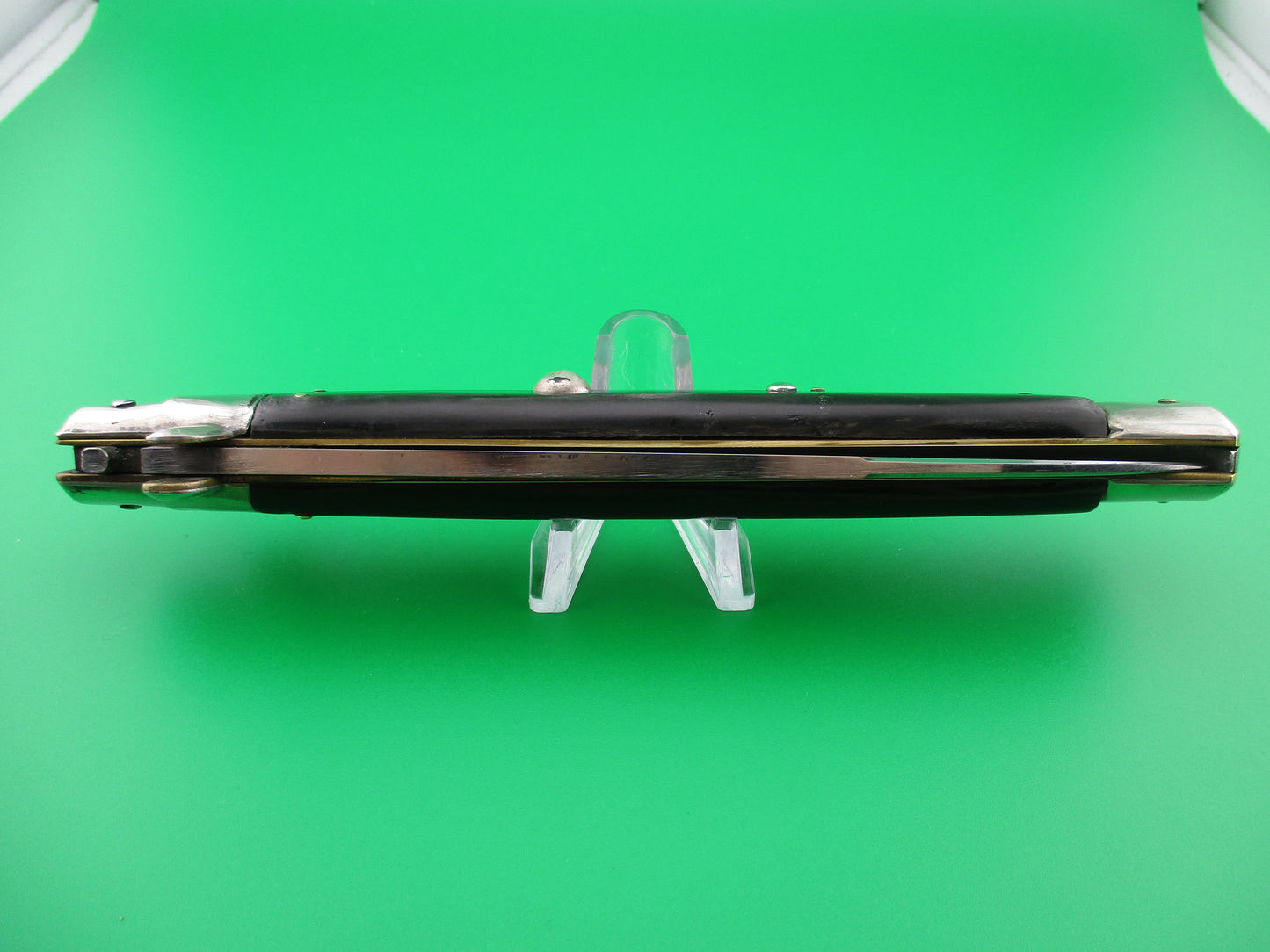 QJD Italian 33cm 1960s Transitional Rostfrei Stiletto automatic knife