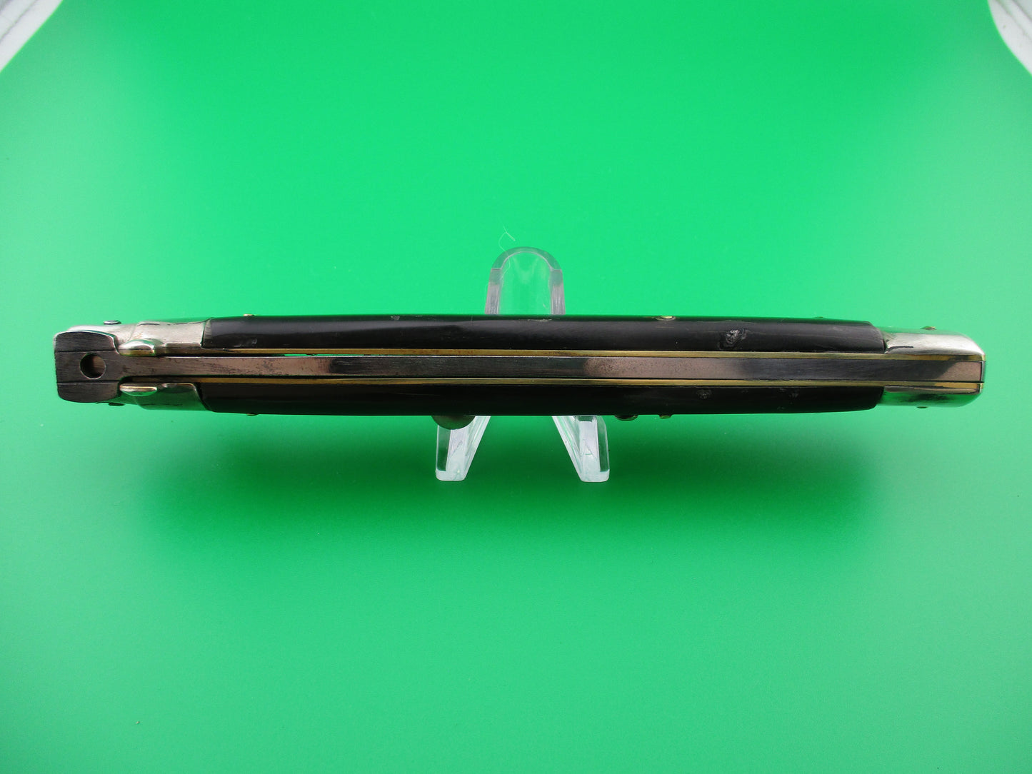 QJD Italian 33cm 1960s Transitional Rostfrei Stiletto automatic knife