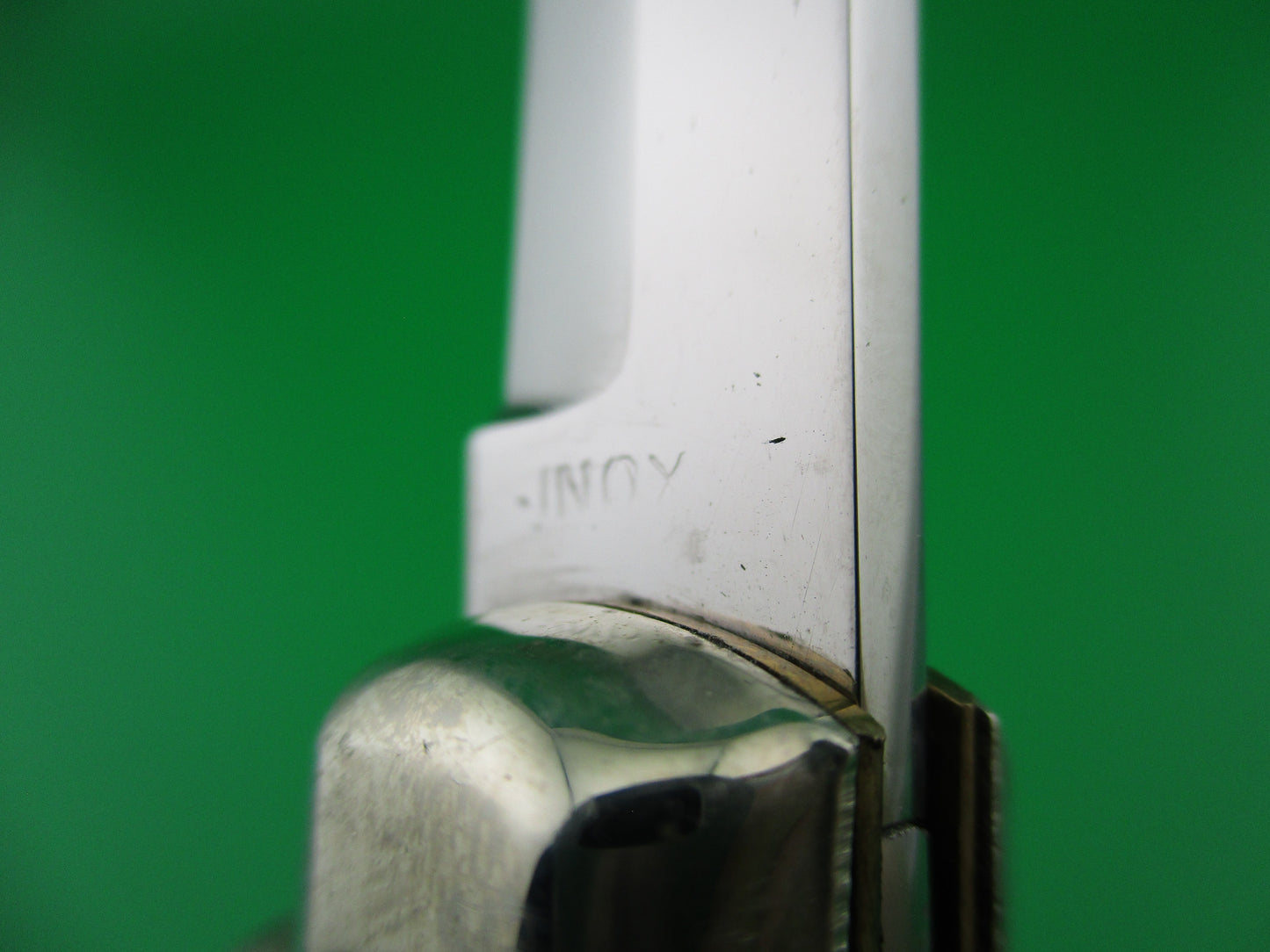 z FRENCH INOX vintage 23cm Swivel Button safety automatic knife