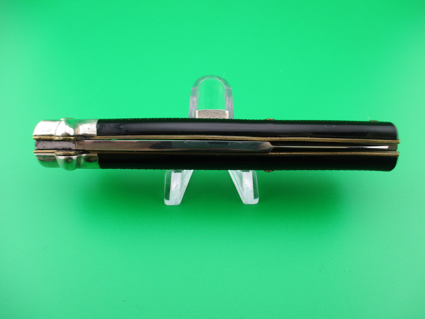 z FRENCH INOX vintage 23cm Swivel Button safety automatic knife