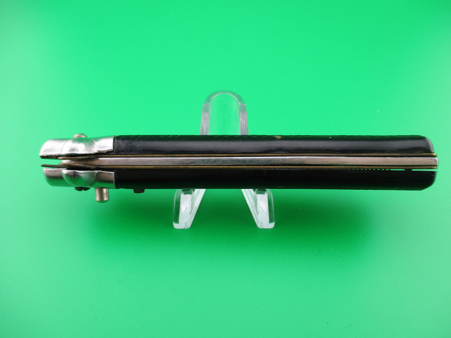 z 290960 INOX 23cm Spanish Bolster Button automatic knife with finger guards