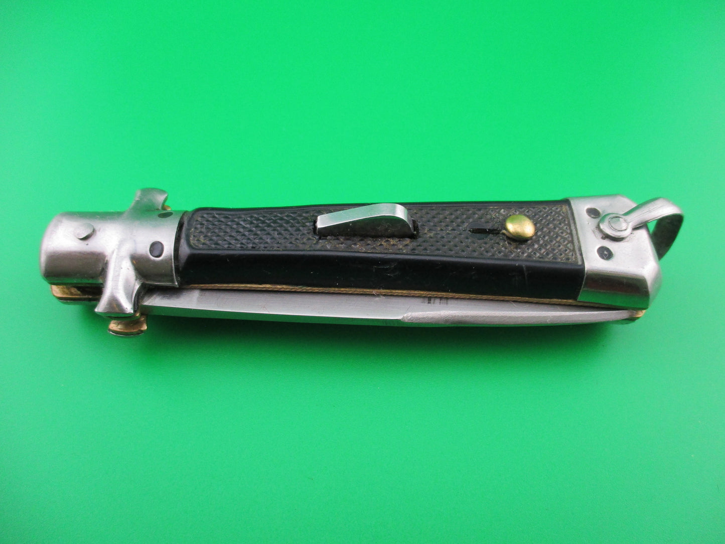 BARGEON INOX 19cm vintage French fixed guards automatic knife