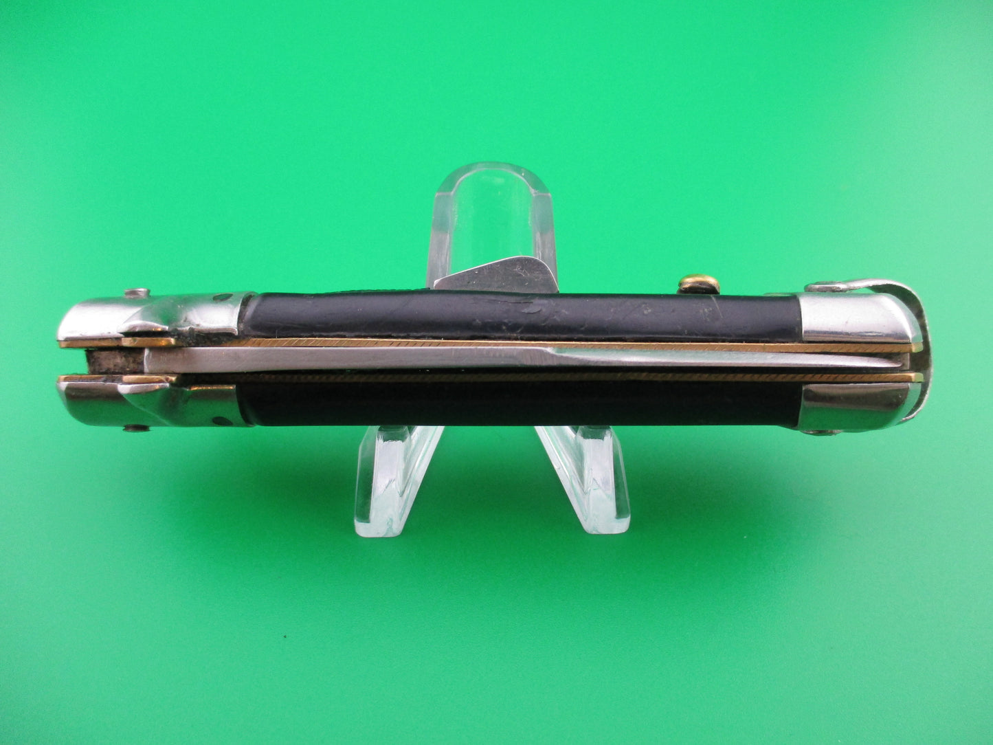 BARGEON INOX 19cm vintage French fixed guards automatic knife