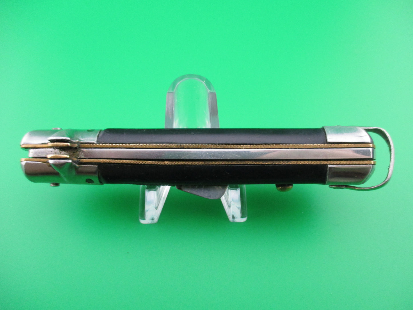 BARGEON INOX 19cm vintage French fixed guards automatic knife