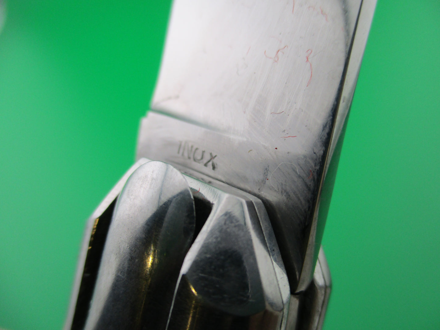 z INOX Vintage 27cm French Stag Large Coffin Knife switchblade