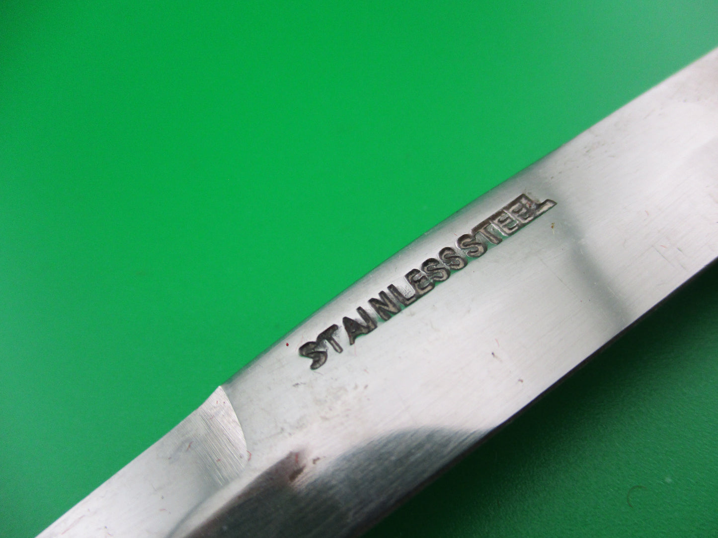 z STAINLESS STEEL Bullfighter Dragon 19cm Vintage Mexican souvenir lever knife w bayonet blade