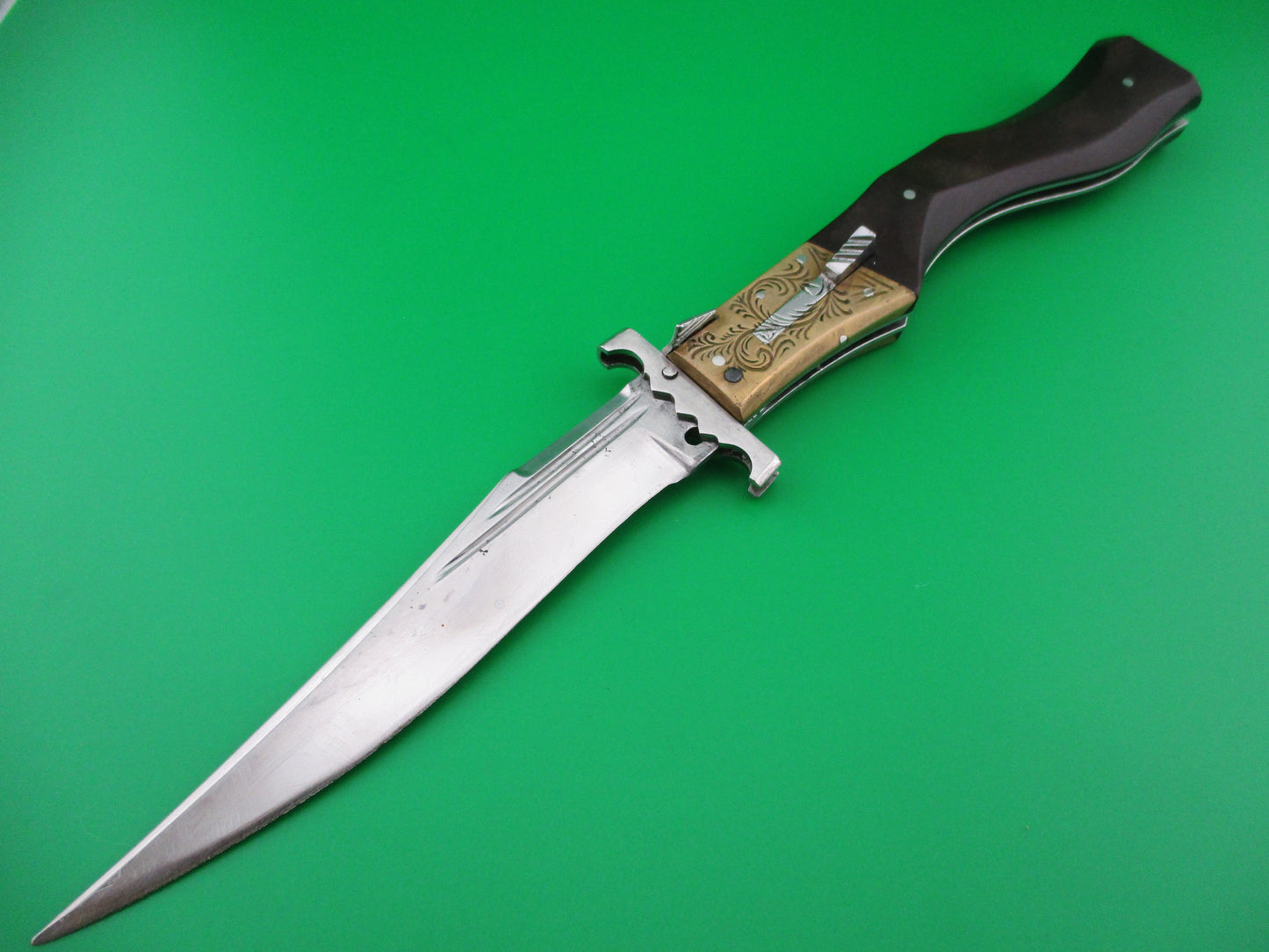 z RPK Vintage 26cm Russian Prison Knife Swing guard Gunstock switchblade