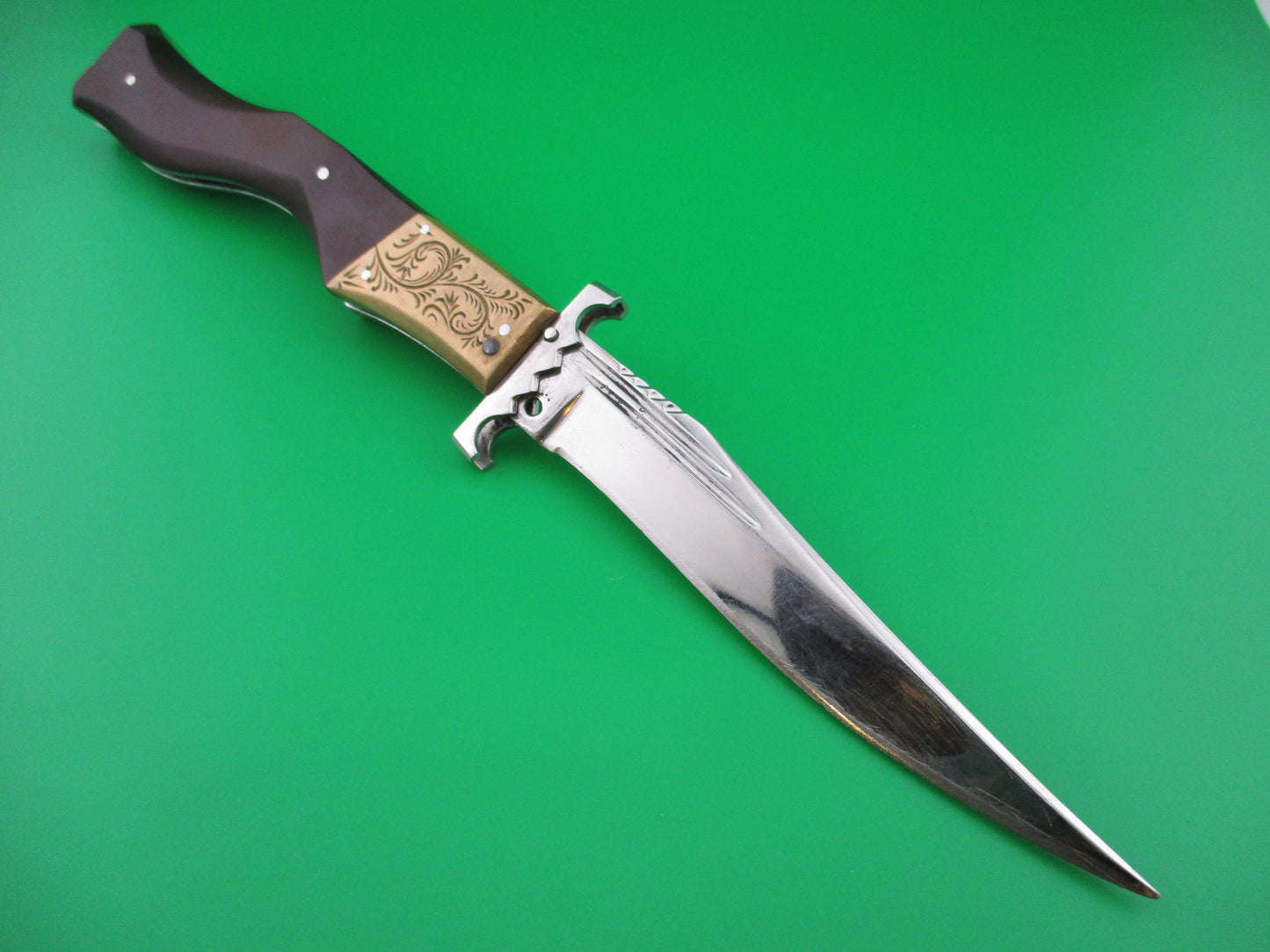 z RPK Vintage 26cm Russian Prison Knife Swing guard Gunstock switchblade
