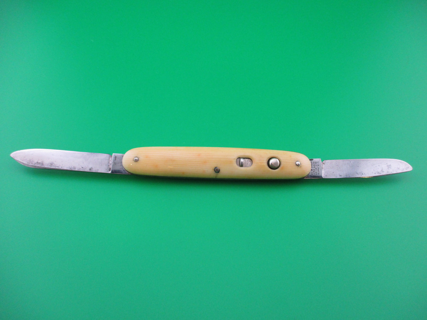 z Schrade Cut Co medium double Hall Topeka Ivory Cell Spey/spear combo Office knife