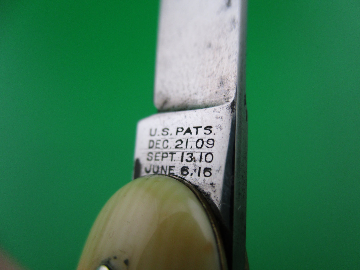 z Schrade Cut Co medium double Hall Topeka Ivory Cell Spey/spear combo Office knife