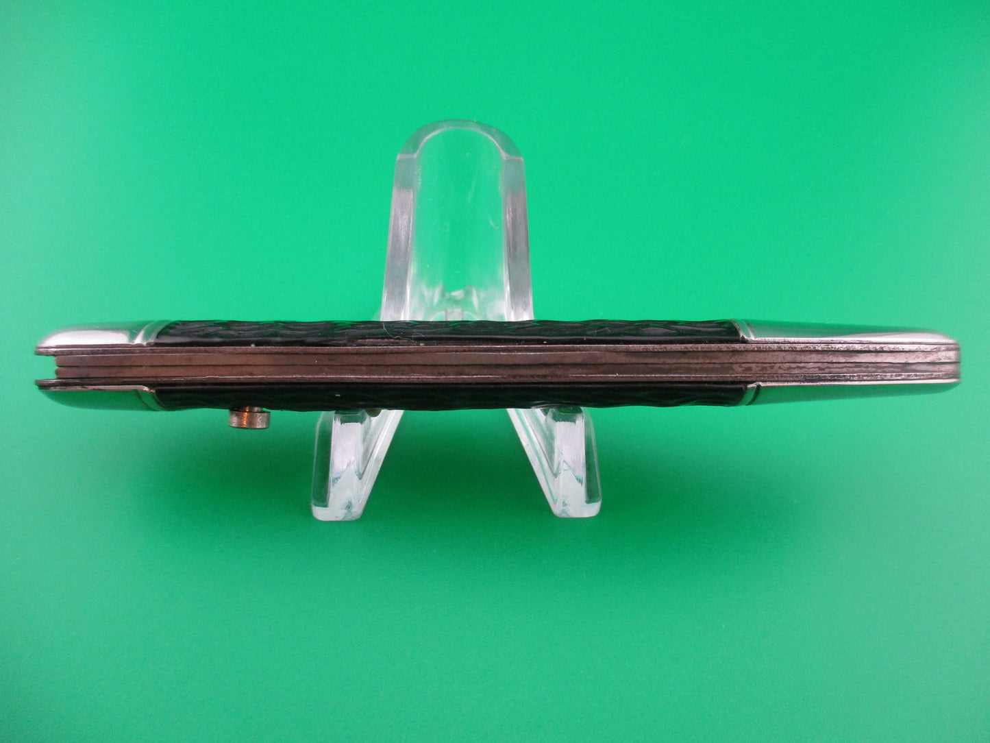 z Hammer Brand Imperial Toothpick Black Imitation jigged bone switchblade