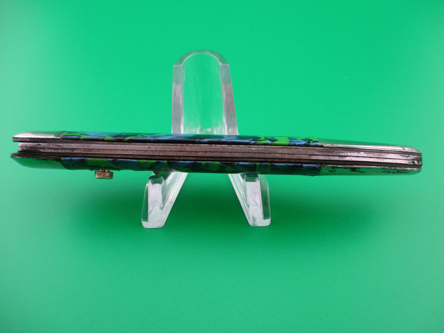 z Hammer Brand Imperial Toothpick Blue Green 1950a vintage switchblade
